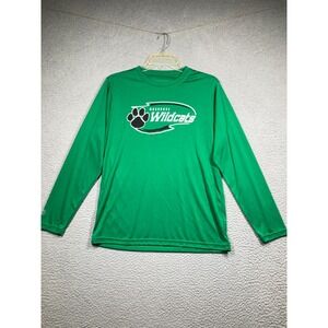 Mogadore‎ Wildcats YOUTH T Shirt XL Green Long Sleeve Dry-Excel Mogadore Ohio